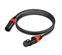 Mennyback XLR Cable 3.3FT, XLR Speaker Cable Microphone Cable 3Pin Stereo Microphone Lead Male To Female Extender For Home Studio Power Amplifier Mixer Desk Professional Recording Live Stage (1M)
