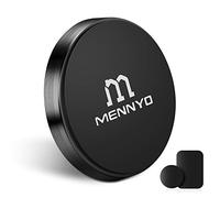 MENNYO Magnetic Phone Holder, Car Magnet Mount with Metal Plate Stick on Dashboard | Wall Magnet Sticker for iPhone 15/14/13/112/11/Xs/Xs/Max/8,Samsung,Huawei & Other Mobile Phones