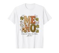Meno to Remain in The Vine Greek Word Christian Fall Value Graphic T-Shirt