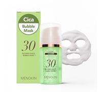 MENOKIN 30 Seconds Quick Bubble Mask [CLEAR] - [Cica] in Micro-bubbles For Soothing & Skin Strengthening, Hydration, Clearer Complexion, Korean Skin Care Essential, 50 Uses, 2.36 fl.oz