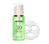 MENOKIN Bubble Mask for 30 Seconds with Transparent Micro-Bubbles to Soothe and Strengthen the Skin, Moisturising for a Brighter Complexion, Essential Skin Care Product
