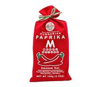 Menol Spices Authentic Hungarian Smoked Paprika Powder (Smoked Hot 100g) Premium Gourmet Quality, Incredible Smokey and Spicy Flavour, Vibrant Red, Produced in region of Szeged, Hungary