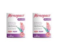 Menopace Plus by Vitabiotics - Extra Menopause & Perimenopause Support with Sage & SOYA Isoflavones - UK's No.1 Menopause Supplement Brand (Pack of 2)