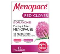 Vitabiotics Menopace Red Clover Dual Pack - 56 Tablets/Capsules with 40mg Menoflavon Red Clover Isoflavone Extract & Green Tea Extract
