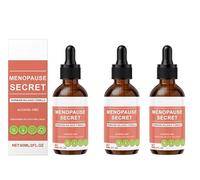 menopausal liquids for women/Menopause Secret/With glycerin, vegetable blend/Mood Support, pH Balanced,3Pcs