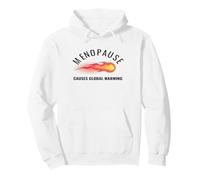 Menopause Causes Global Warming Hot Flash Humor Pullover Hoodie