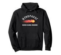 Menopause Causes Global Warming Hot Flash Humor Pullover Hoodie