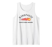 Menopause Causes Global Warming Hot Flash Humor Tank Top
