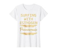 Menopause Estrogen Women in Perimenopause Value Graphic T-Shirt, Women, White, L