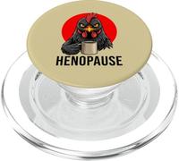 Menopause Funny Henopause Retro Vintage Black Chicken PopSockets PopGrip for MagSafe