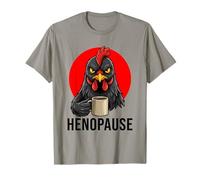 Menopause Funny Henopause Retro Vintage Black Chicken T-Shirt