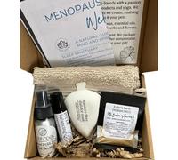 Menopause Gift Box for Women - Mini Pamper Set Natural Cooling Relief Care Package with Face Mask, Pulse Roller, Facial Spray & A4 Guide - Thoughtful Menopause Support Gift for Her, Wife