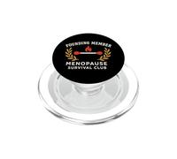 Menopause Humor Hot Flash Club Midlife Sass Gift For Her PopSockets PopGrip for MagSafe