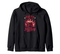Menopause Humor Hot Flash Survival Midlife Power Squad Zip Hoodie