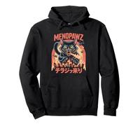 Menopause Menopausal Women Flushes Hormonal The Change Cat Pullover Hoodie