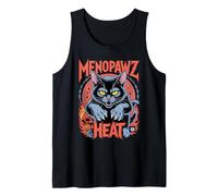 Menopause Menopausal Women Flushes Hormonal The Change Cat Tank Top