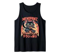 Menopause Menopausal Women Flushes Hormonal The Change Cat Tank Top