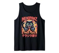 Menopause Menopausal Women Flushes Hormonal The Change Cat Tank Top