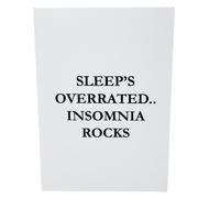 Menopause Moments Funny Menopause Greetings Card - HRT Themed Card for Menopausal Women - Cheeky Card for Woman on HRT with Bold Slogan (Sleep's Overrated)