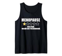 Menopause Review Very Bad Would Not Recommend Star Rate Meme Tank Top
