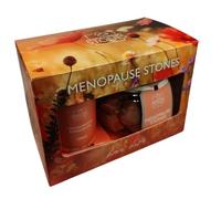 Menopause Stones and Refresher Oil Gift Set | 100% Natural Essential Oils to Help Alleviate Menopausal Symptoms & Promote Relaxation | Sustainable, Vegan & Cruelty-Free | Handmade in UK