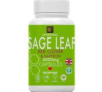 Menopause Support Sage Leaf & Red Clover Supplement 4000mg | 4 Months Supply - 1 A Day | 120 Capsules for Menopause & Perimenopause | Vegan 120 Easy to Swallow Herbal Tablets, No Artificial Fillers