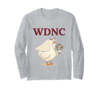 Menopause WDNC Wedding Duck We Do Not Care Long Sleeve T-Shirt
