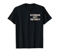 Menopause Women Estrogen Value Graphic T-Shirt, Men, Black, L