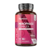 Menophase Complex Supplement for Women - 2150mg - 1 Capsule a Day - 120 Capsules (4 Months Supply) - with Red Clover, Wild Yam & Sage - Added Vitamins B6, B9, B12 & D3, Magnesium, Iron & Zinc