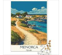 Menorca Island Paradise jigsaw puzzles1000 pieces | a relaxed activity for couples on a first date to enjoy together while getting to know each other to enjoy at home50x75cm