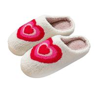 Menore Christmas Fluffy Slippers For Women Men Couple, Memory Foam Slippers, Plush Warm Winter Slippers, Preppy Slippers, Cute Cartoon Reindeer Pumpkin Cherry House Slippers