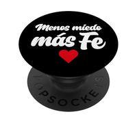 Menos miedo, más fe PopSockets Adhesive PopGrip