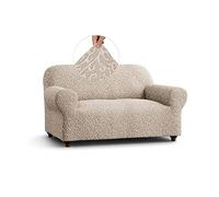 Menotti 2 Seater Couch Cover - Coach Slipcovers - Settee Sofa Cover - Stretch Elastic Stylish Furniture Protector for pets - Sofa Cushion Cover - Jacquard Collection - (Arabesco, 2 Seater)