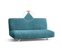 Menotti Armless Sofa Bed Cover 2 3 Seater Slip Cover for Sofa and Armchair Stretch Elastic Fabric Protector - Microfibra - Tiffany (Armless Sofa Bed)