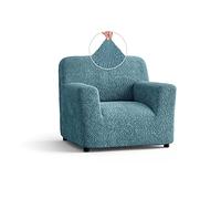Menotti Chair Cover - Armchair Cover - Armchair Slipcover - Soft Polyester Fabric Slipcover - 1-piece Form Fit Stretch Stylish Furniture Protector - Microfibra - Tiffany (1 Seater)