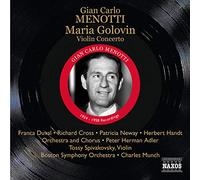 Menotti: Golovin/ Violin Concerto