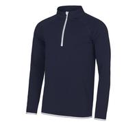 Mens 1/2 Zip Sweatshirt Lightweight Stretch Cool Wicking Quick Dry Sports Top