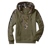 Mens 1/4 Zip Pullover Hoodie - Sweatshirt Jackets Long Sleeve Zipped Jumper Casual Long Sleeve Shirts Sweater Top Workwear Pull Over Hooded Hoodies Gym Work Sports Hoody Sweatshirts Army Green