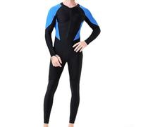 Men's 1.5mm Neoprene Full Length Wetsuit with Hood, Front Zipper, and Adjustable Cuffs for Diving, Snorkeling, Surfing, Swimming, Sailing, Rafting, and Water Rescue Size S to XXL(M)