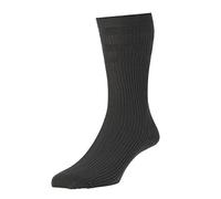 Mens 1 Pair HJ Hall Extra Wide Bamboo Softop Socks Mid Grey 6-11 Mens