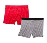 Men's 100% Mulberry Silk Boxer Briefs Stretch Underwear Panties Mid Waist Shorts Thin Soft Breathable Daily Underpants