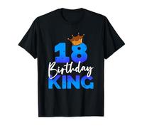 Mens 18th birthday king crown gift for him eighteenth bday T-Shirt