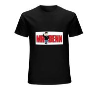 Men's 1970'S Style Vintage Retro Mr Benn T-Shirt Black XL