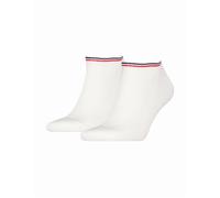 Tommy Hilfiger Sneaker Socks, White, 39/42 (Pack of 2)