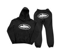 Mens 2 Piece Linen Suit London Sports Sweatshirt 2 Pieces Hoodie and Pants Autumn Winter Sweatshirt Shooters Long Imprea Letters Sweatsuits Sets Winter Outfits for Men Christmas