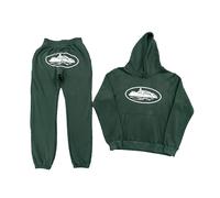 Men's 2 Piece Short Sets Tracksuits Jogging Hooded Jacket + Trousers London Tracksuit Unisex with Letter Print Suit for Autumn and Winter Sweat Outfits Sweatsuit for Men UK Christmas