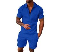 Mens 2 Piece Sweatsuits Sets Big and Tall Short Sleeve Button Down Casual Hippie Holiday Beach T-Shirts Shorts Outfits Tropical Outfits Muscle Suits