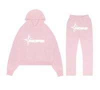 Men's 2 Pieces Linen Set 2 Piece Casual Athletic Jogging Outfits Short/Long Sleeve Track Suits for Men Set Sweat Outfits Long Sleeve Crew Neck Sweat with Jogger Bottoms Xmas Gift