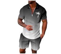 Men's 2 Pieces Shirt Sets London Long Sleeve Hoodie Sweatpants Mens Tracksuit Set Hoodie Top Sportswear Jogging Suit Jogger Jacket Fleece Tracksuit Bottoms Christmas (Grey, XXXXL)