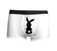 Mens 2025 Underwear Underpants Thongs Briefs Mens Fashion Casual Comfort Easter Printed Underwear Hens Mens Underwear (Grey, L)